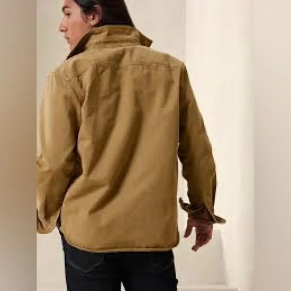 Banana republic UTILITY SHIRT JACKET heavyweight canvas size small - Picture 2 of 12